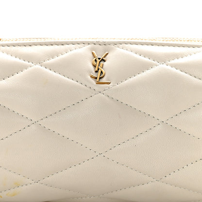 Saint Laurent Lambskin Monogram Mini Sade Tube Bag Crema Soft 8 of 13