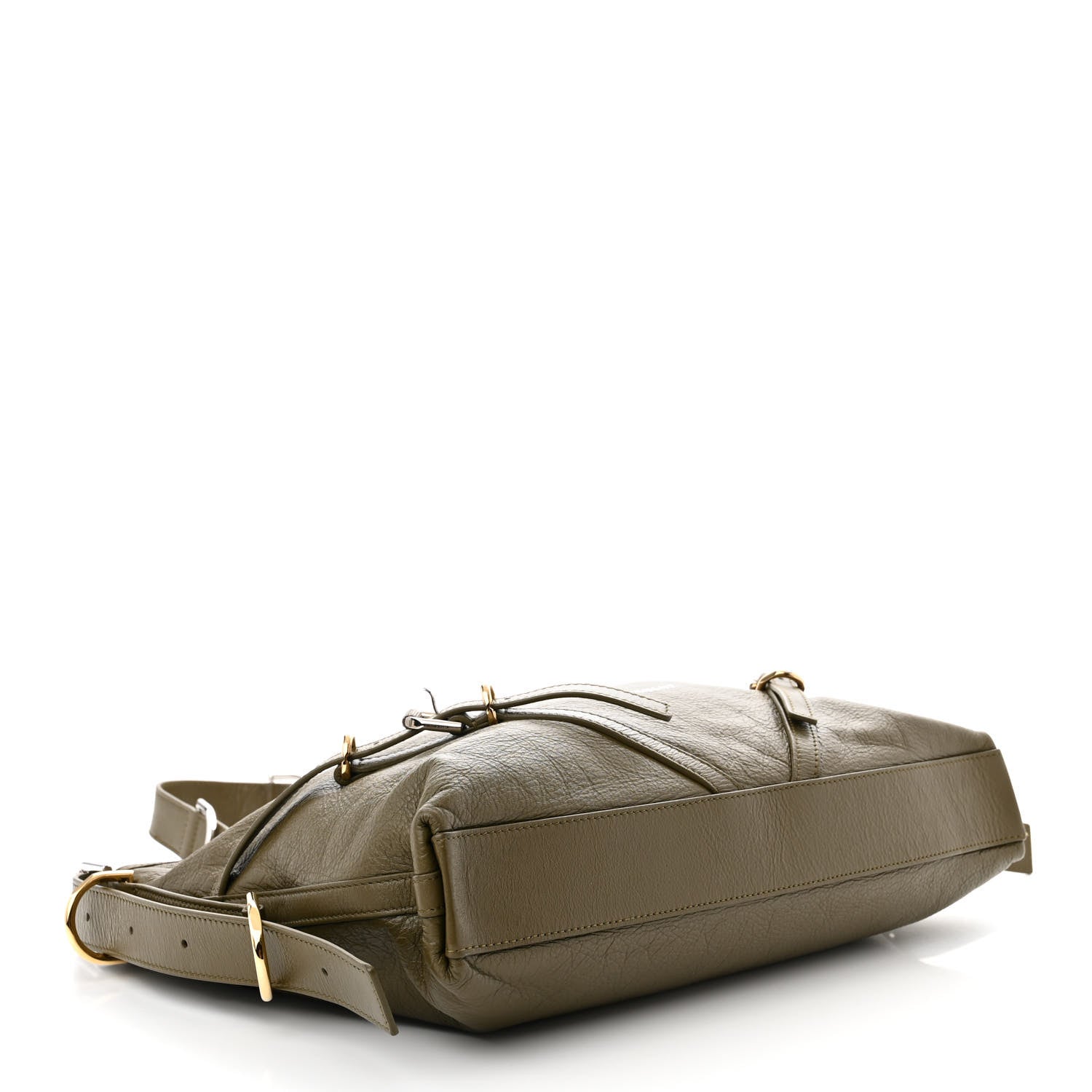 Givenchy Tumbled Calfskin Medium Voyou Bag Dark Khaki 4 of 10