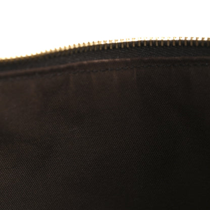 Gucci Monogram Medium Horsebit Chain Hobo Dark Brown 13 of 14