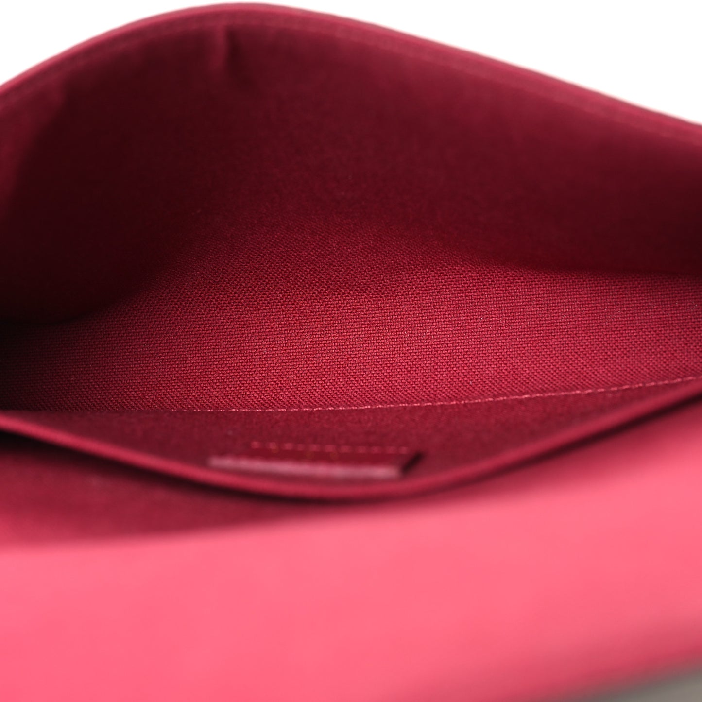 Monogram Pochette Felicie Chain Wallet Fuchsia