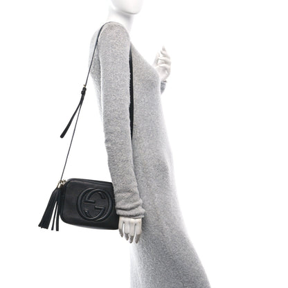Gucci Pebbled Calfskin Small Soho Disco Bag Black 2 of 11