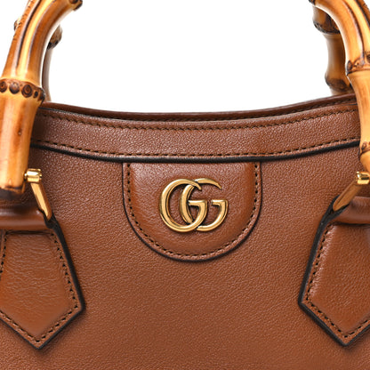 Gucci Wonka Grain Calfskin Mini Diana Tote Bag Cuir 8 of 11