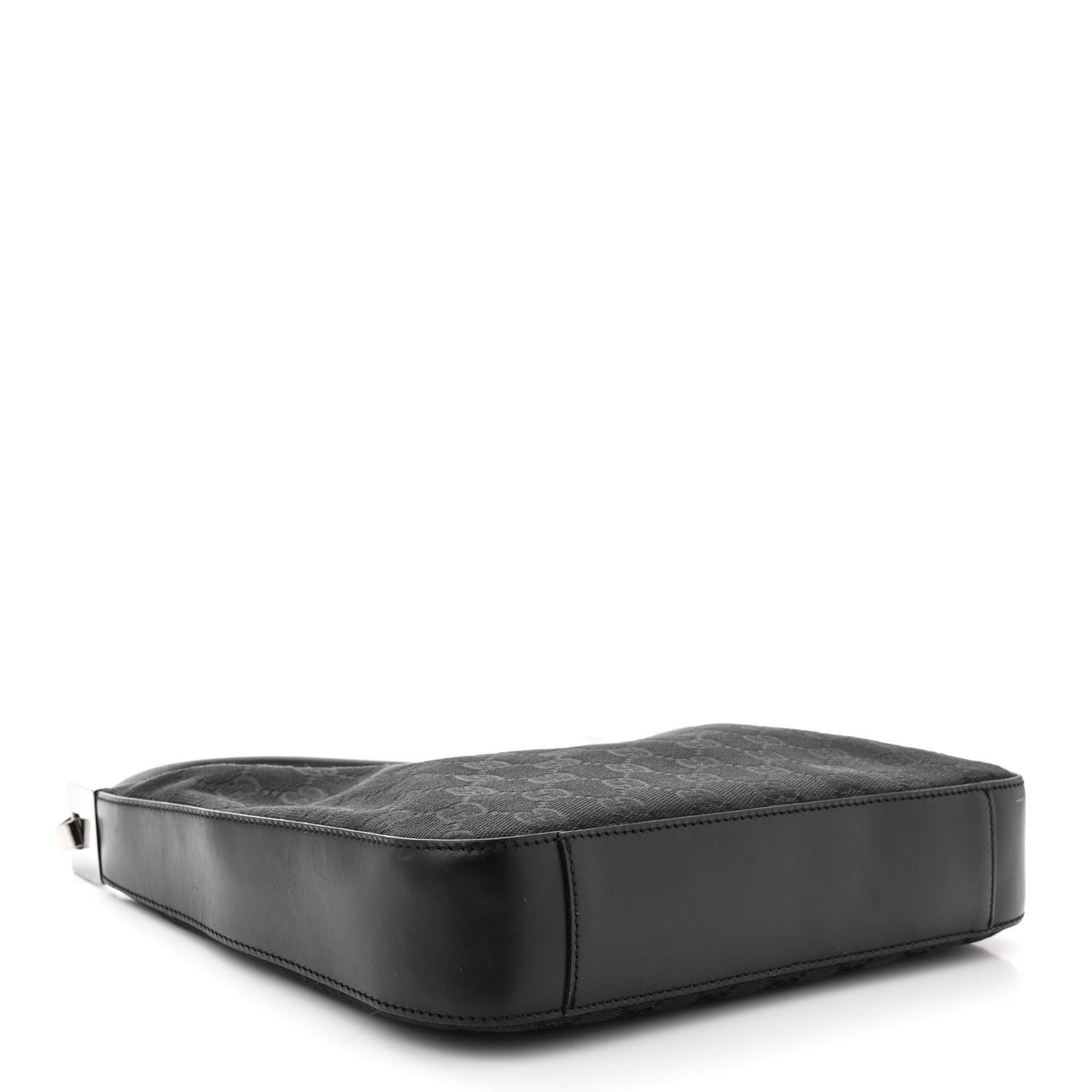 Monogram GG Small Clasp Hobo Black