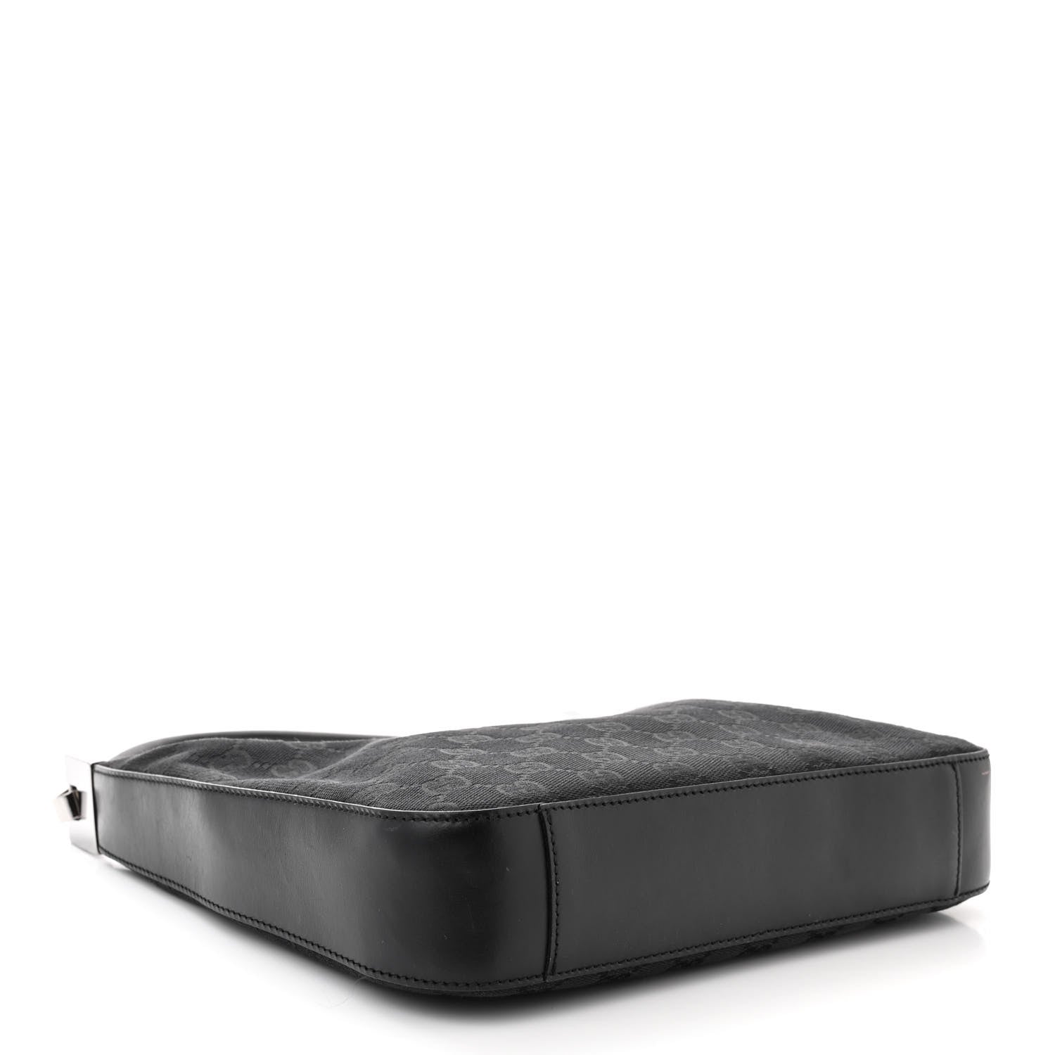 Gucci Monogram GG Small Clasp Hobo Black 4 of 10