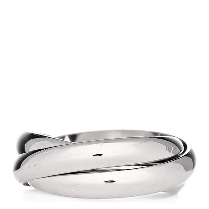 Cartier 18K White Gold Classic Trinity Ring 56 7.5 1 of 6
