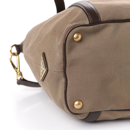 Prada Jacquard Logo Tote Corda Bruciato 6 of 17