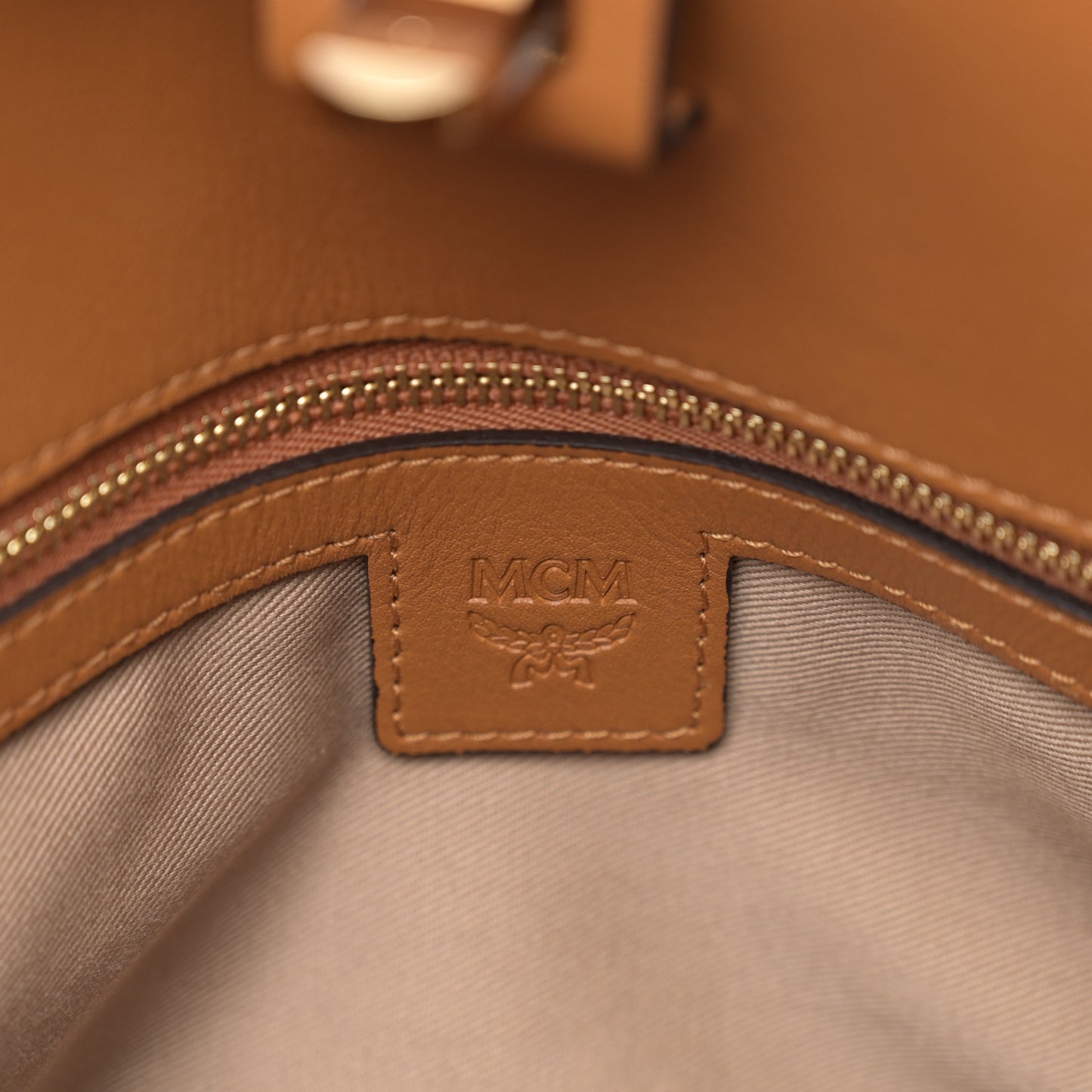 Visetos Large Essential Tote Cognac