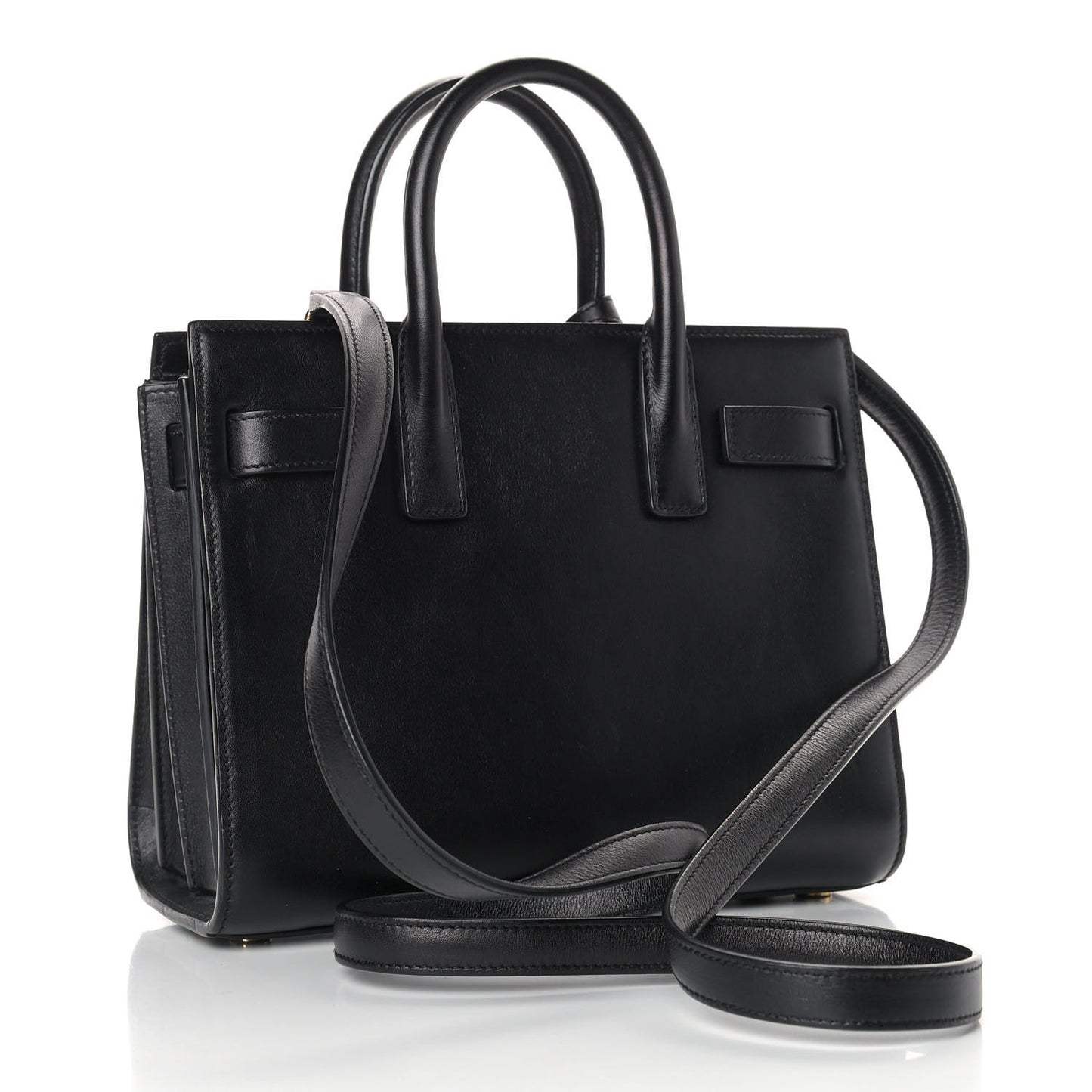 Calfskin Nano Sac De Jour Black