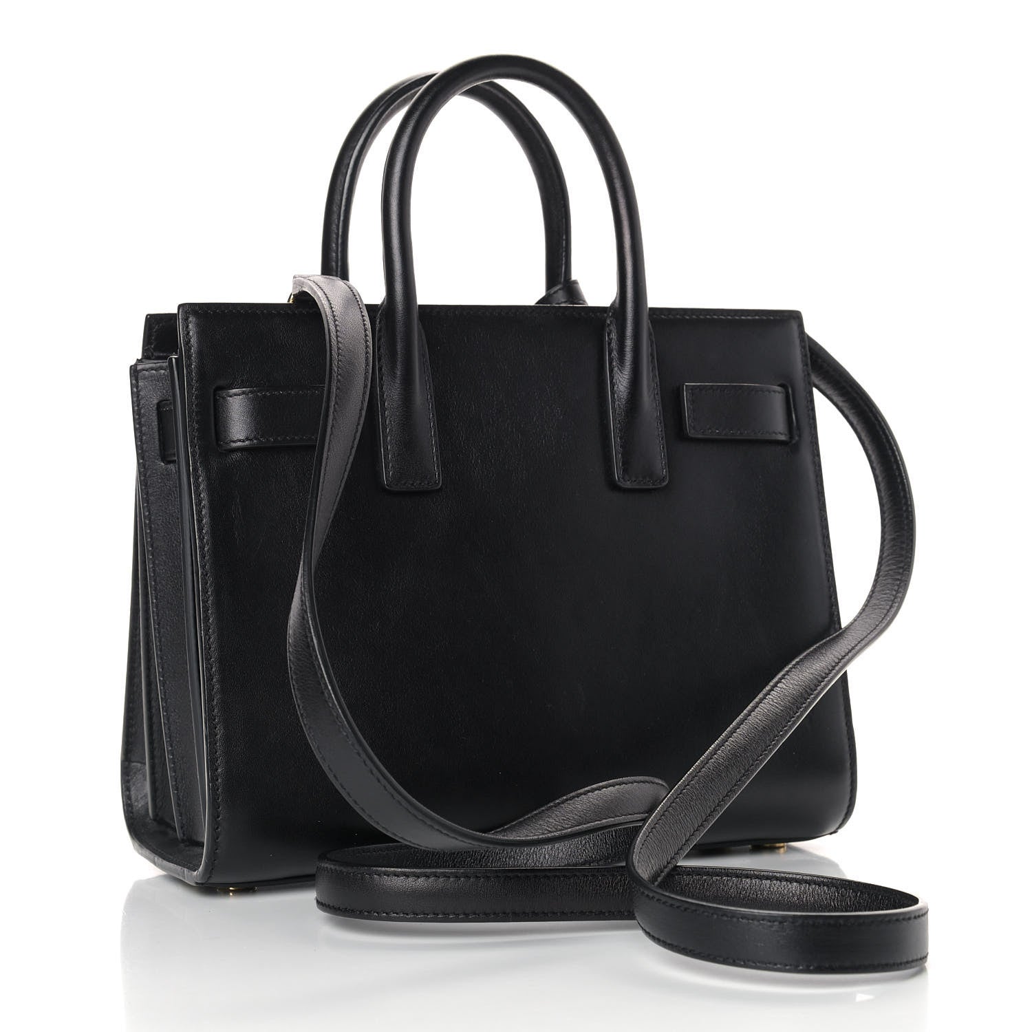 Saint Laurent Calfskin Nano Sac De Jour Black 2 of 7