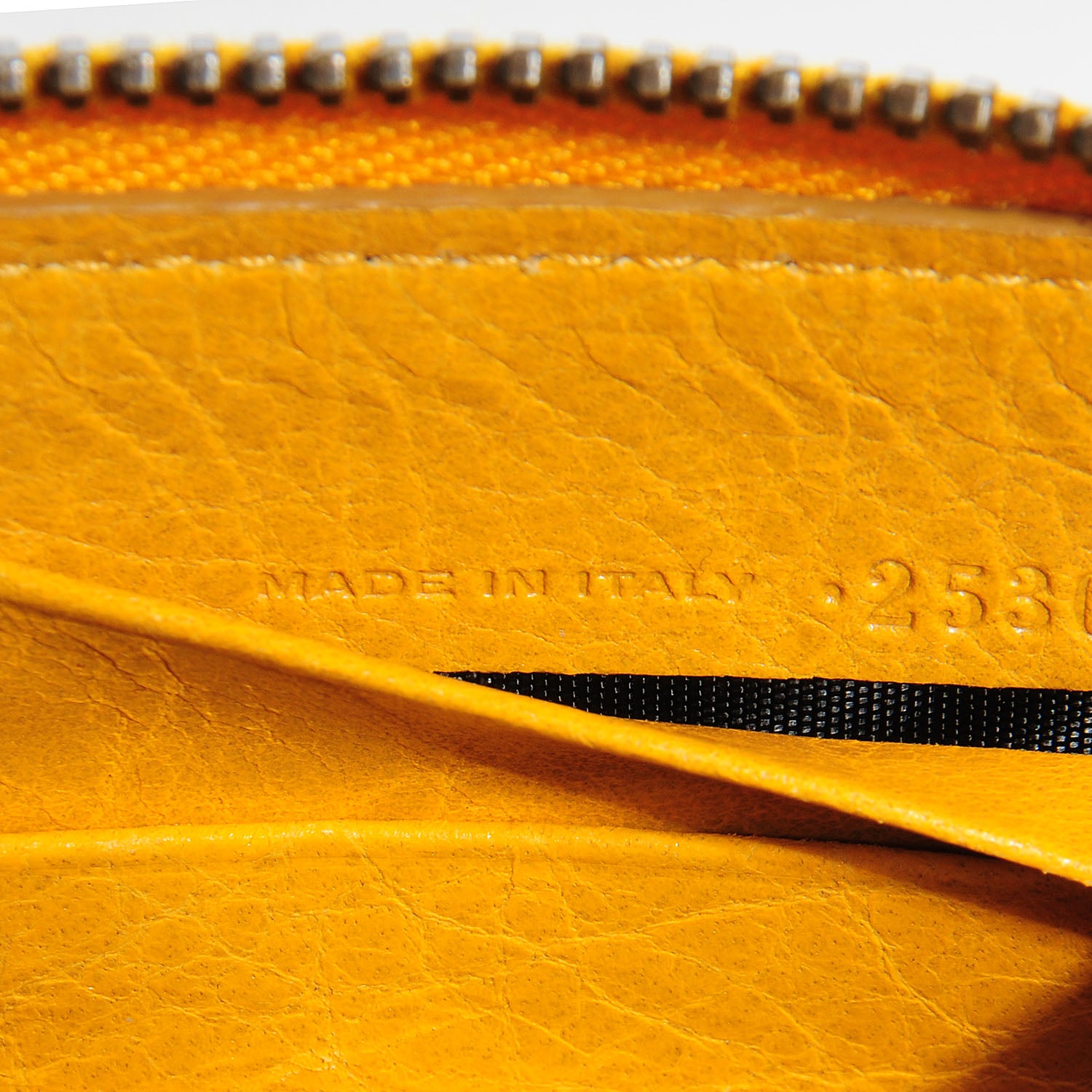 Balenciaga Agneau Classic Hardware Continental Zip Around Wallet Mangue 11 of 11