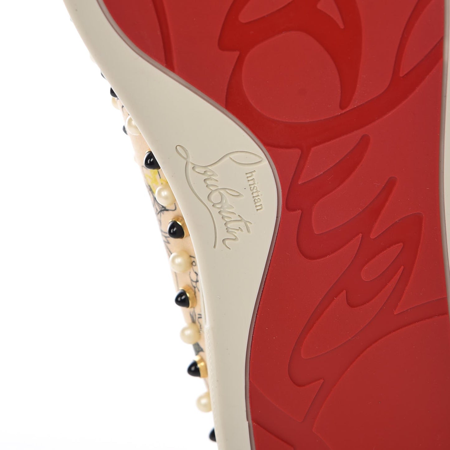 Canvas Beaded Printed Boat Flats 41