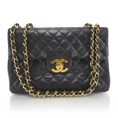Chanel Lambskin XL Jumbo Flap Black 1 of 9