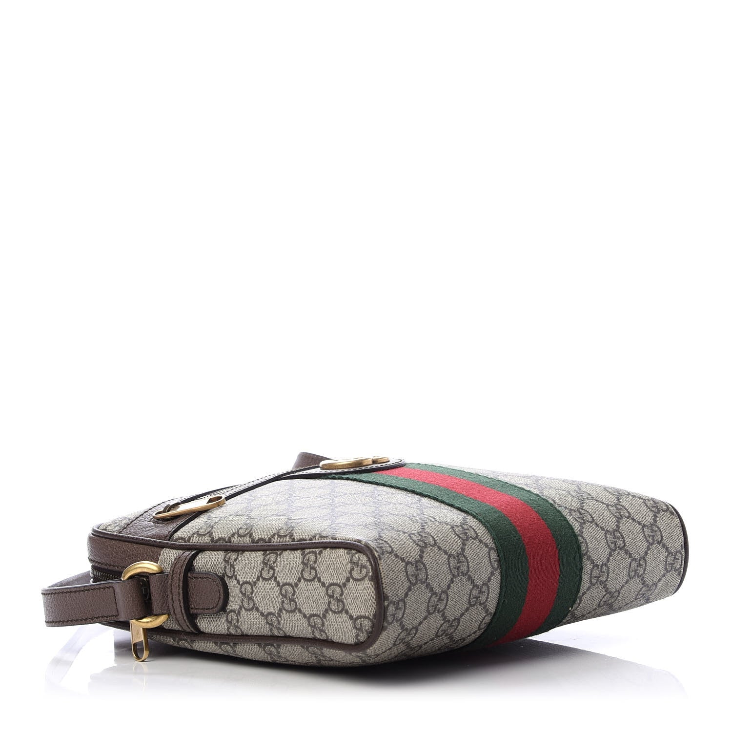 Gucci GG Supreme Monogram Web Small Ophidia Messenger Bag Brown 4 of 11