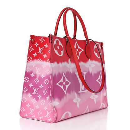 Louis Vuitton Monogram Escale Onthego GM Rouge 3 of 15
