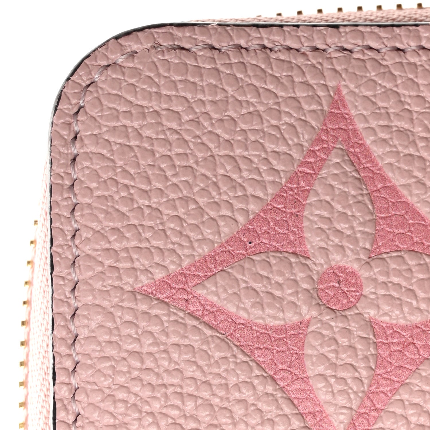 Louis Vuitton Empreinte Monogram Giant By The Pool Zippy Wallet Bouton De Rose 8 of 10