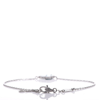 Van Cleef & Arpels 18K White Gold Turquoise Sweet Alhambra Butterfly Bracelet 3 of 8