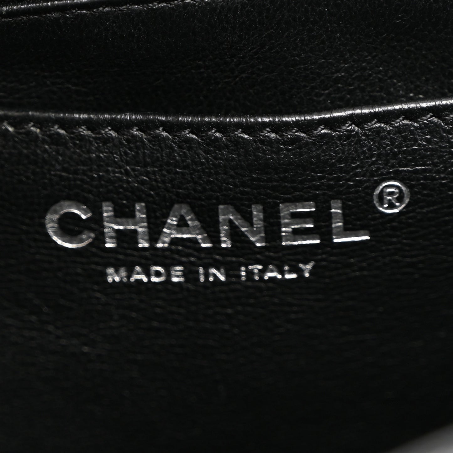 Patent Quilted Jumbo Single Flap Black