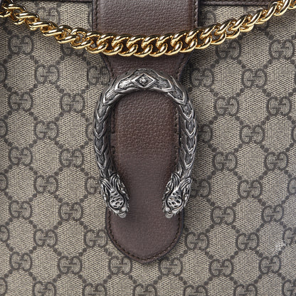 Gucci GG Supreme Monogram Medium Dionysus Bucket Bag Beige New Acero 8 of 10
