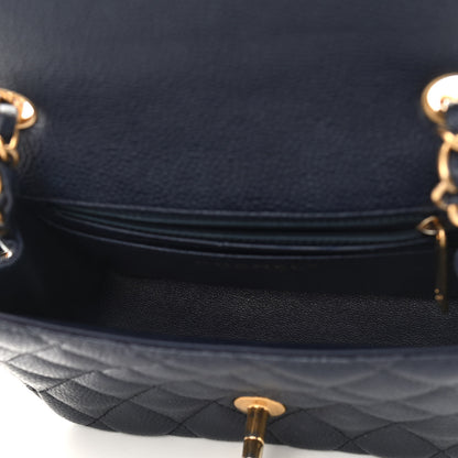 Chanel Caviar Quilted Mini Square Flap Navy 4 of 9