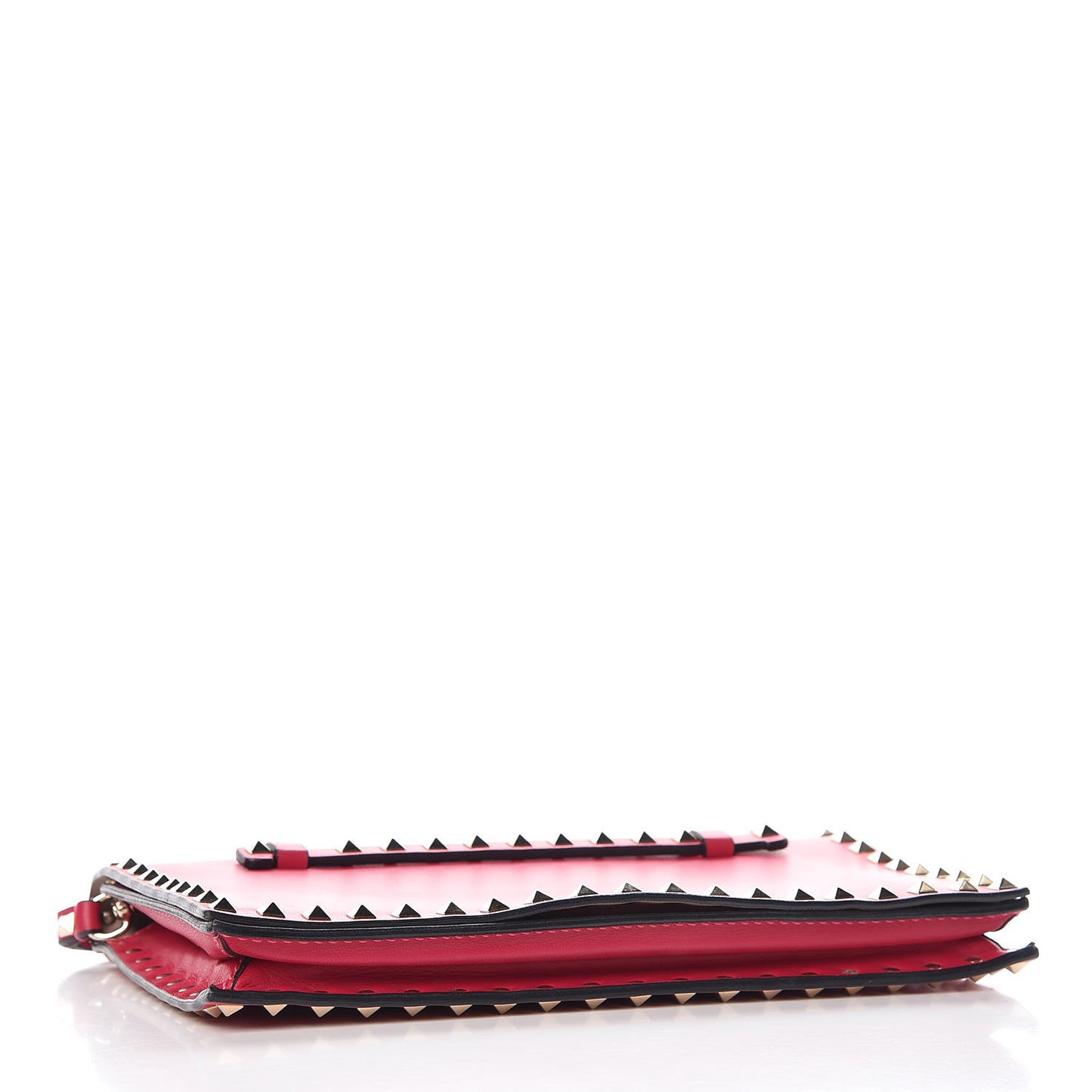 Nappa Rockstud Wristlet Clutch Cyclamin