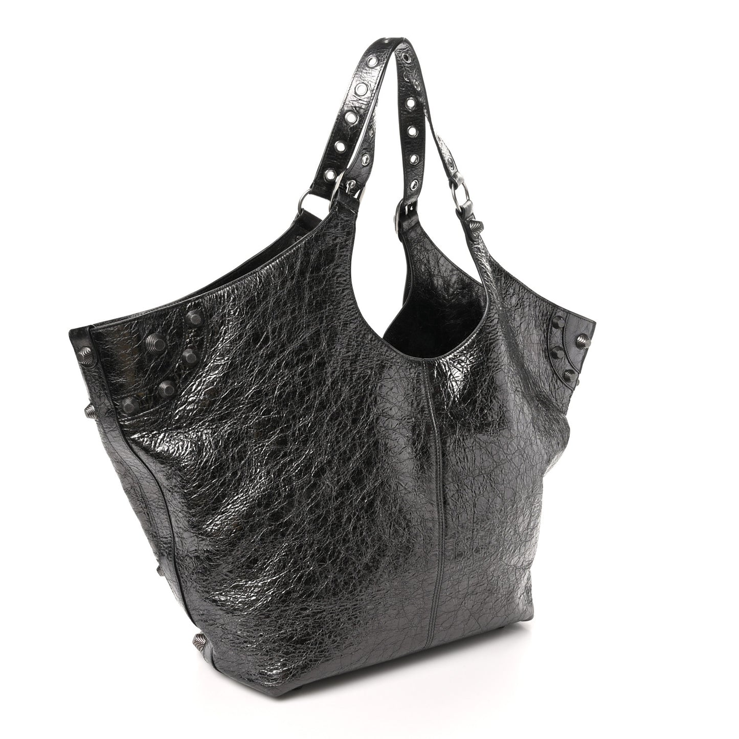 Agneau Arena Large Le Cagole Carry All Bag Steel Grey