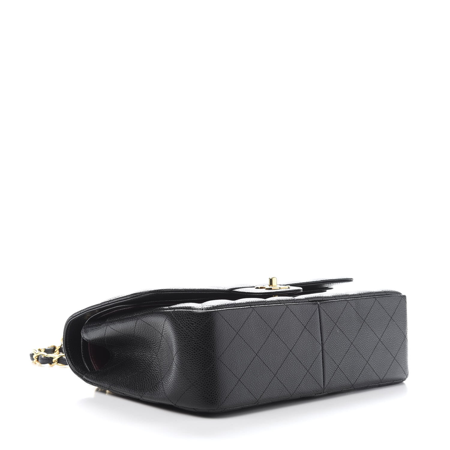 Chanel Caviar Quilted Jumbo Double Flap Black 4 of 10