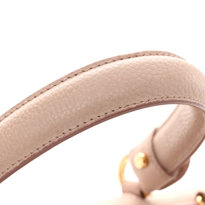 Salvatore Ferragamo Grained Calfskin Sofia Satchel Light Pink 13 of 13
