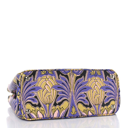 Prada Saffiano Tulip Print Small Galleria Double Zip Tote 4 of 9