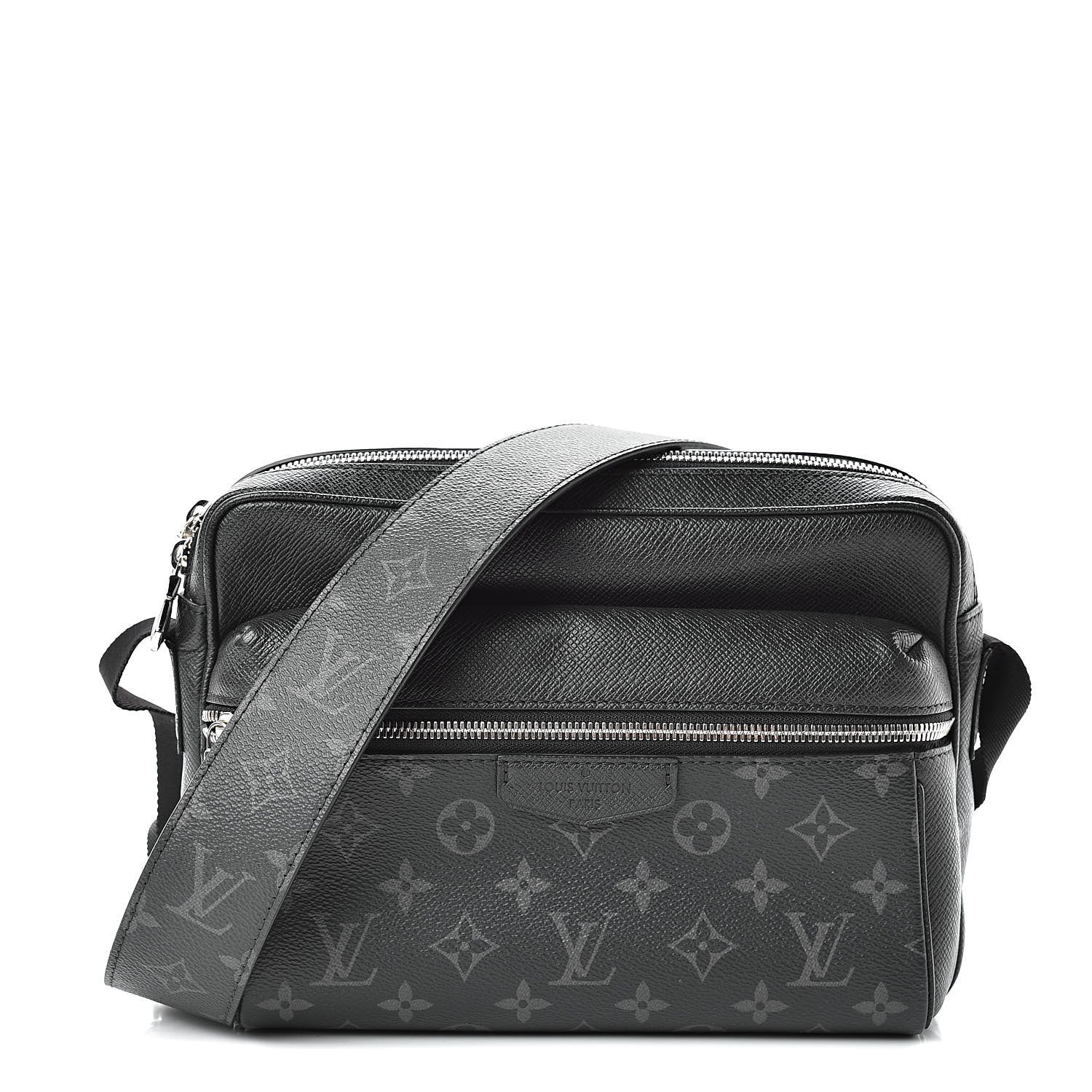 Louis Vuitton Taiga Monogram Eclipse Outdoor Messenger Black 1 of 10