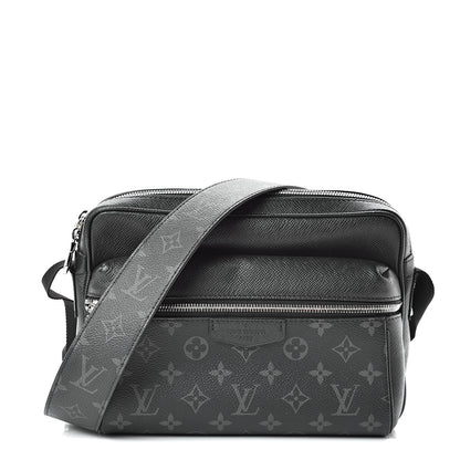 Louis Vuitton Taiga Monogram Eclipse Outdoor Messenger Black 1 of 10