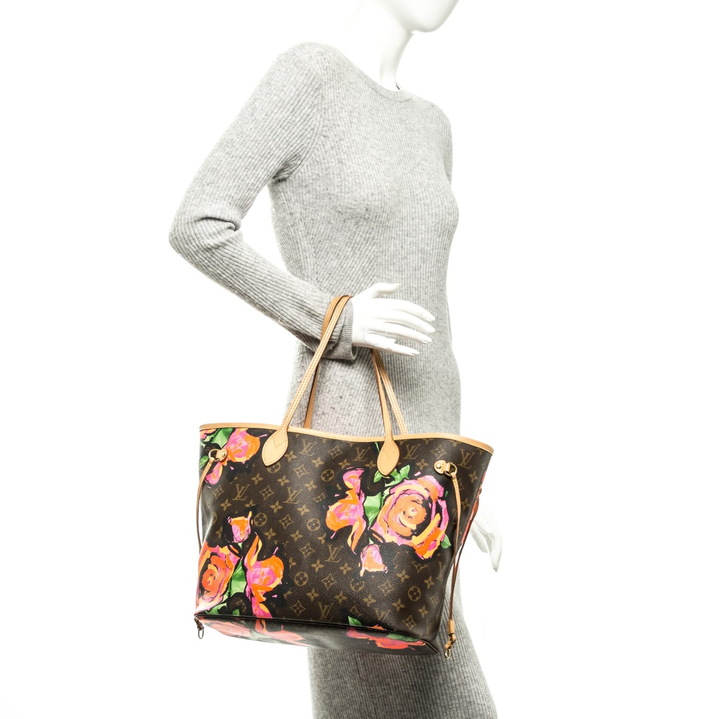 Monogram Roses Neverfull MM
