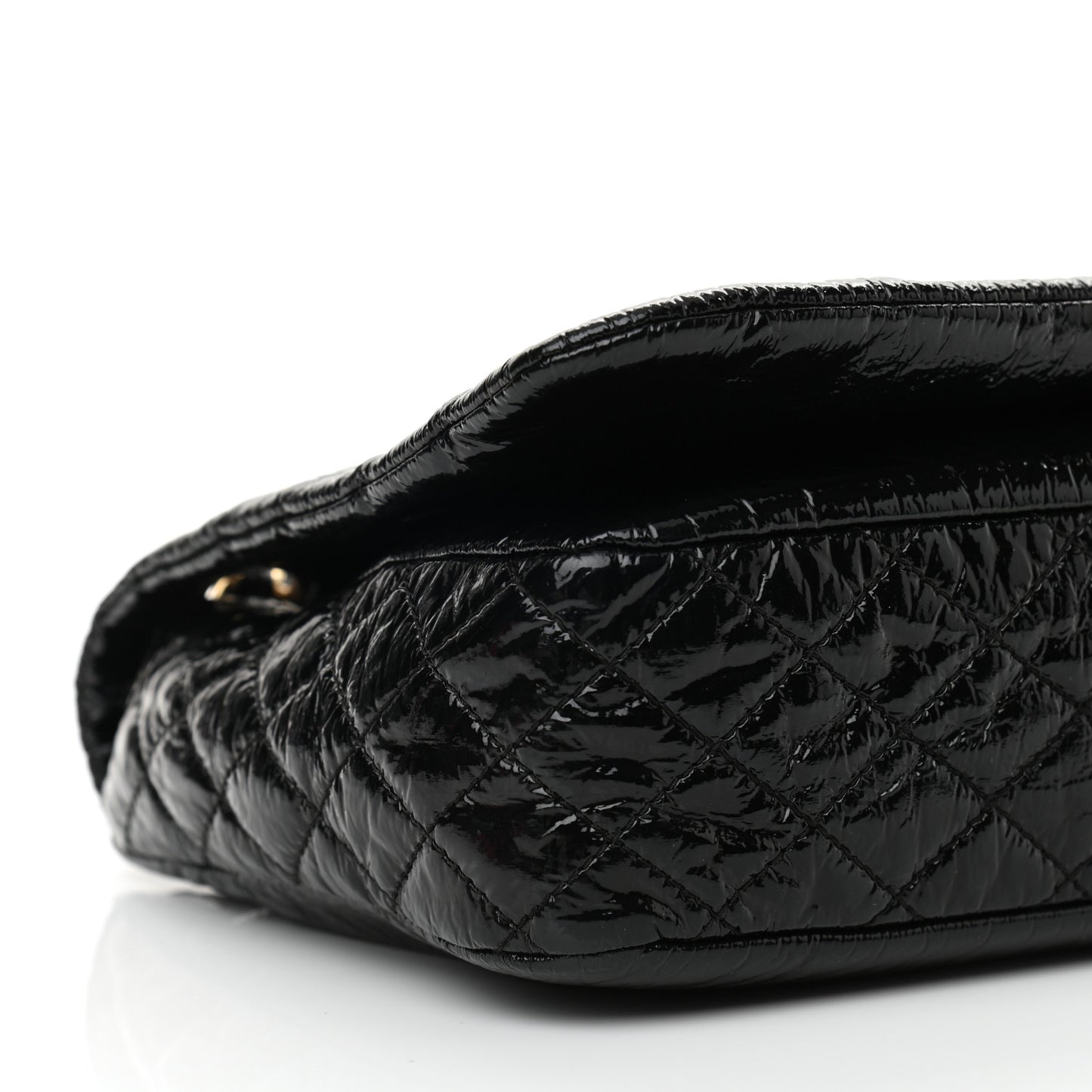 Vinyl Medium Rock and Chain Flap Black