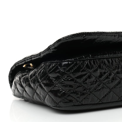 Chanel Vinyl Medium Rock and Chain Flap Black 9 of 11