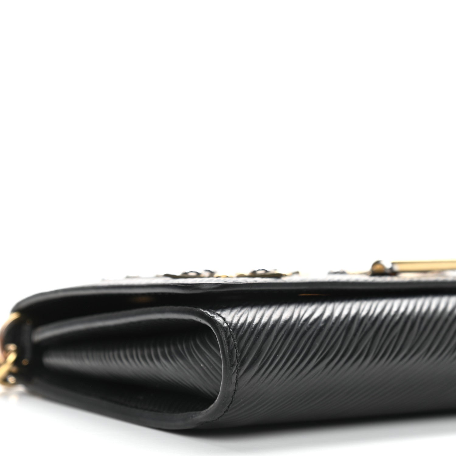 Louis Vuitton Epi Mechanical Flowers Twist Chain Wallet Black 8 of 11