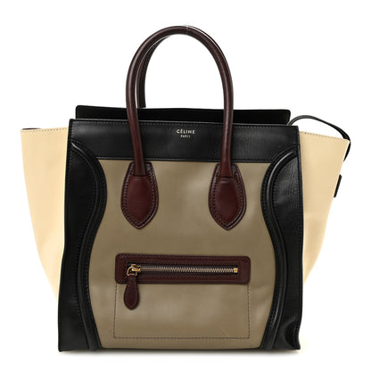 Celine Smooth Calfskin Mini Tri-Color Luggage Grey 1 of 9
