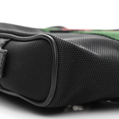 Gucci Canvas Web Slim Belt Bag Black 9 of 10