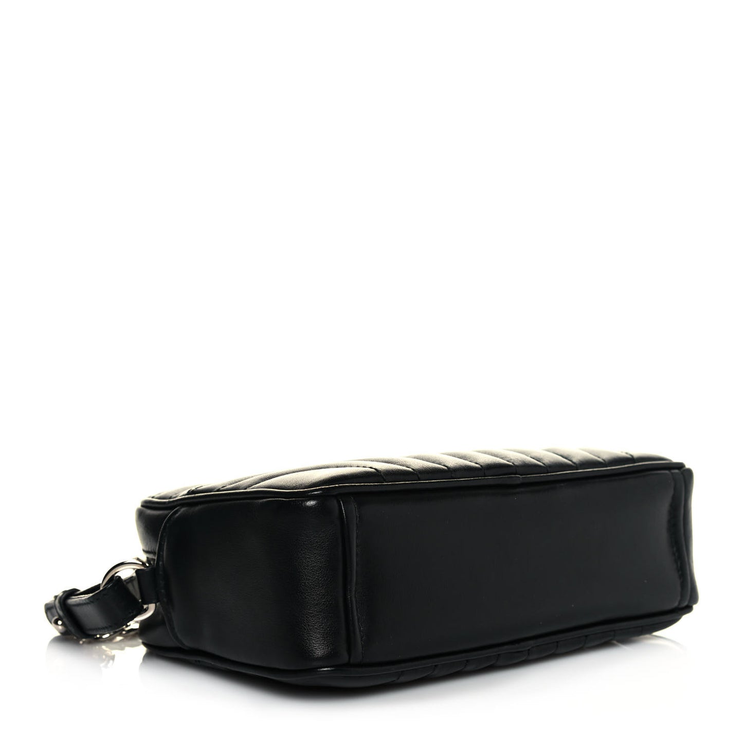 Soft Calfskin Diagramme Camera Bag Black
