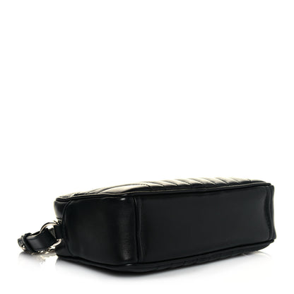 Prada Soft Calfskin Diagramme Camera Bag Black 4 of 10