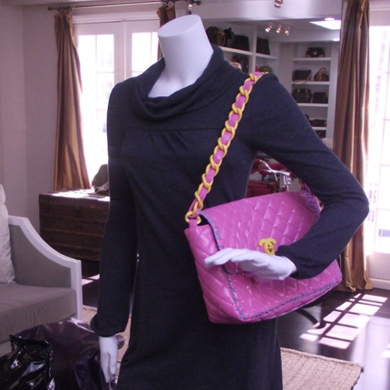 Chanel Vinyl Quilted Flap 2 of 13