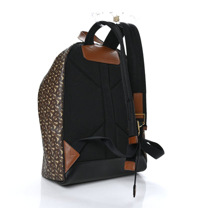 Burberry E-Canvas Monogram Stripe Backpack Bridle Brown 3 of 9