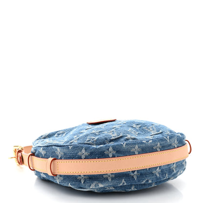 Louis Vuitton Monogram Denim Croissant MM Blue 5 of 10