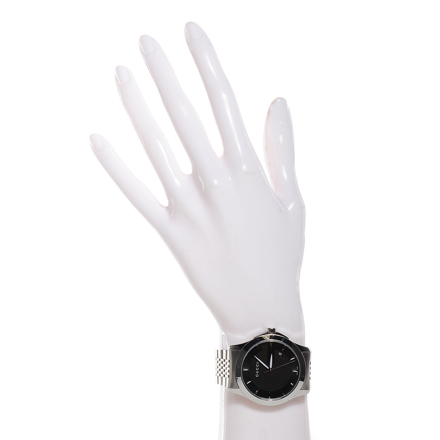 Gucci Stainless Steel 38mm G-Timeless Quartz Watch Black 2 of 8