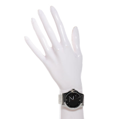 Gucci Stainless Steel 38mm G-Timeless Quartz Watch Black 2 of 8