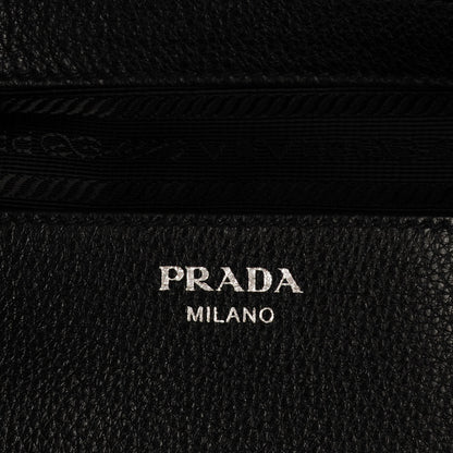 Prada Vitello Daino Tote Nero Black 6 of 8