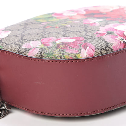 Gucci GG Supreme Monogram Blooms Mini Chain Shoulder Bag Beige Multicolor Dry Rose 8 of 9