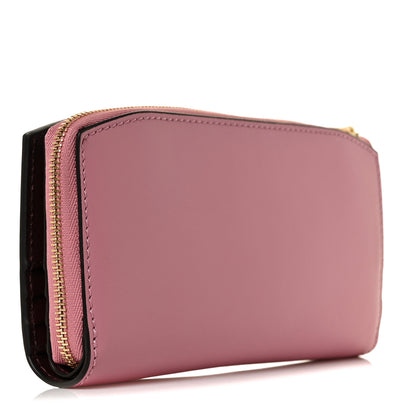 Burberry Calfskin Alvington Continental Wallet Pale Orchid 3 of 8