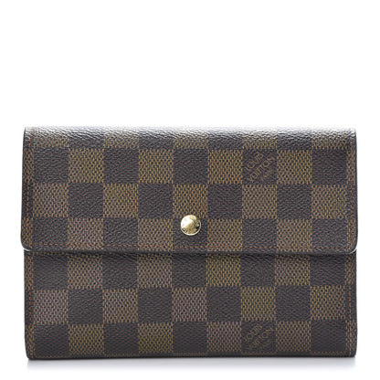 Louis Vuitton Damier Ebene Porte Tresor Etui Papier Wallet 1 of 7