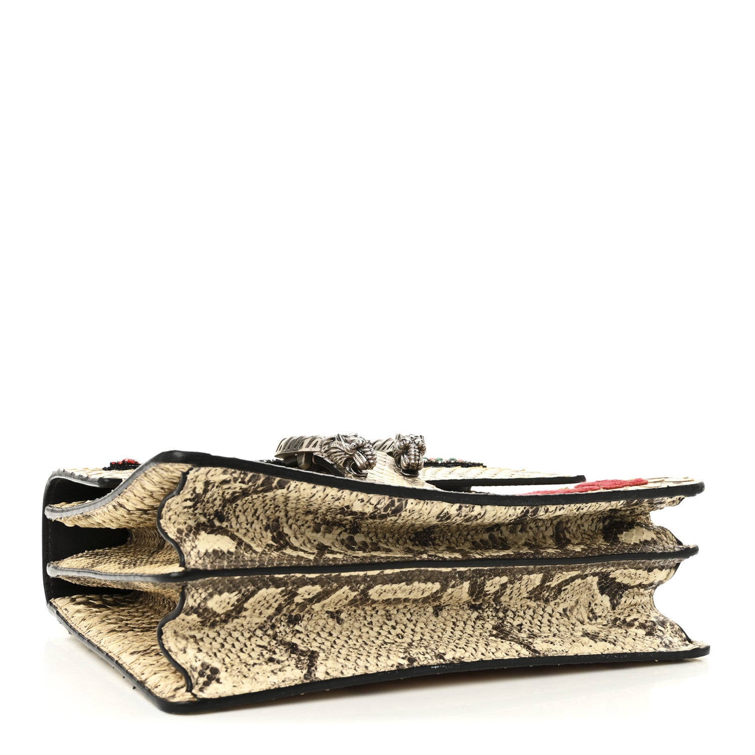 Gucci Snakeskin Bamboo Web Medium L'Aveugle Par Amour Dionysus Top