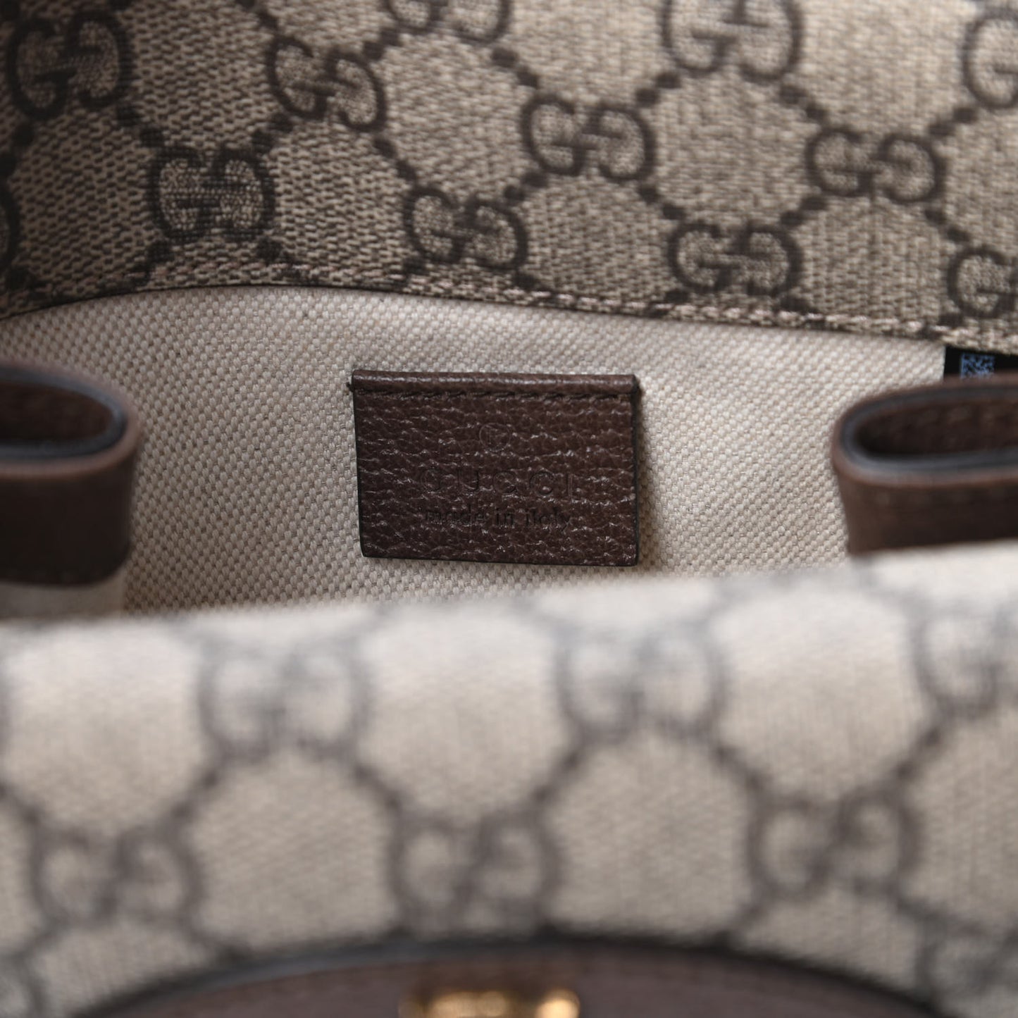 GG Supreme Monogram Web Small Neo Vintage Double Flap Messenger Bag Beige New Acero