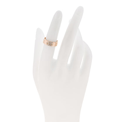 Hermes 18K Rose Gold Diamond PM H D'Ancre Ring 51 5.75 2 of 4